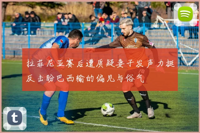 拉菲尼亚赛后遭质疑妻子发声力挺反击盼巴西输的偏见与俗气